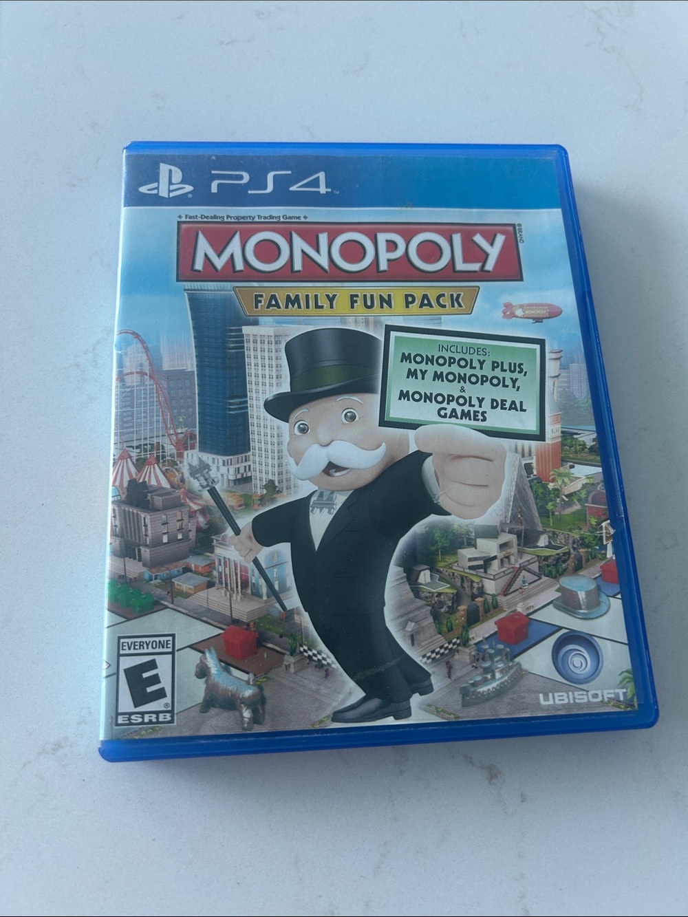 Monopoly Family Fun Pack PS4 Game - Blue Case by